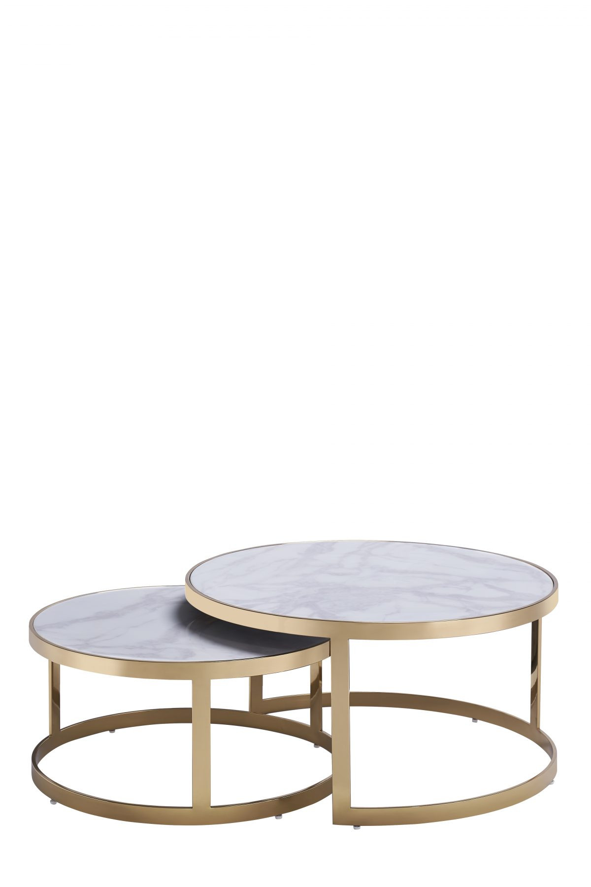 Gold Round Coffee Tables