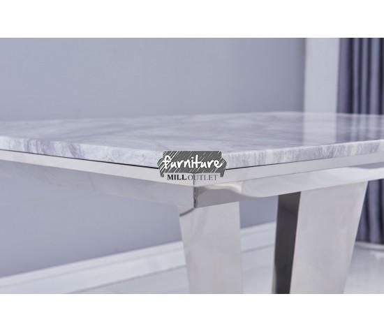 Grey Marble Dining Table