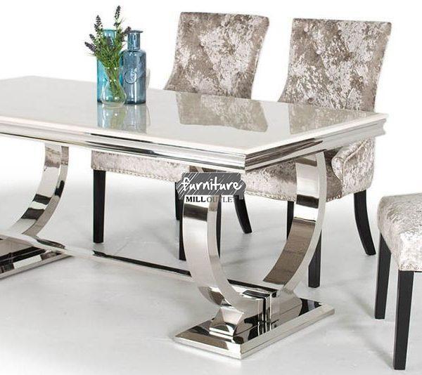 Arianna Venice Marble Top Dining Table | High Quality Dining Room Table
