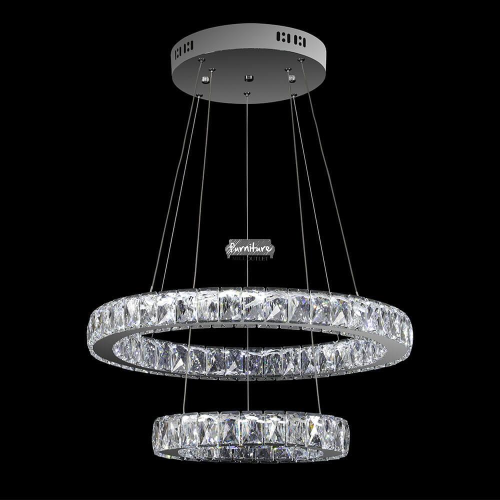 Double Ring Chandelier