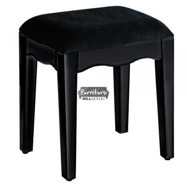 black-mirrored-stool